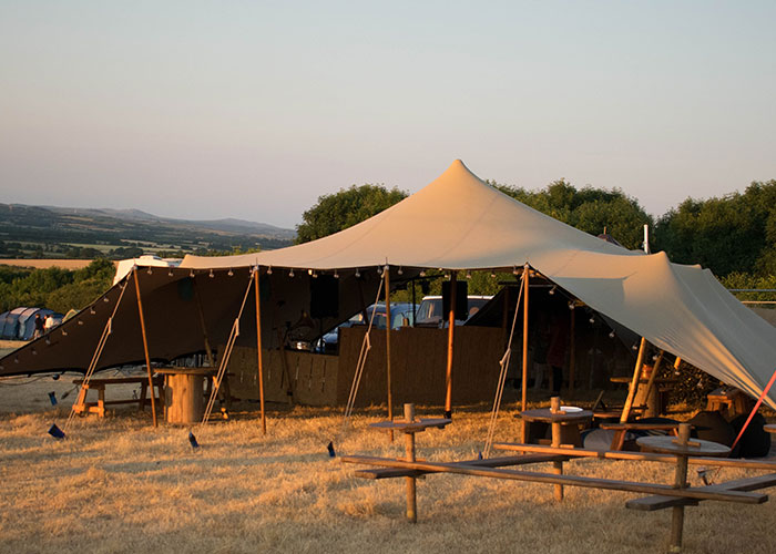 The Stretch Tent Cool Canvas Tent Company