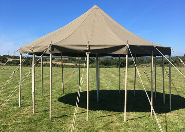 5m canvas tent