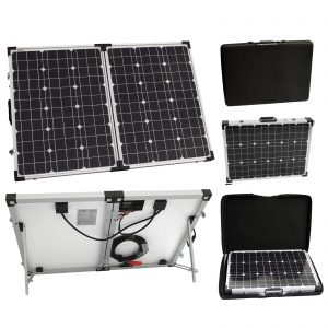 Solar folding charging kit