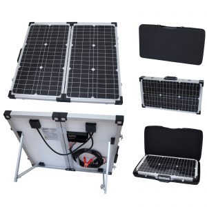 Solar folding charger kit
